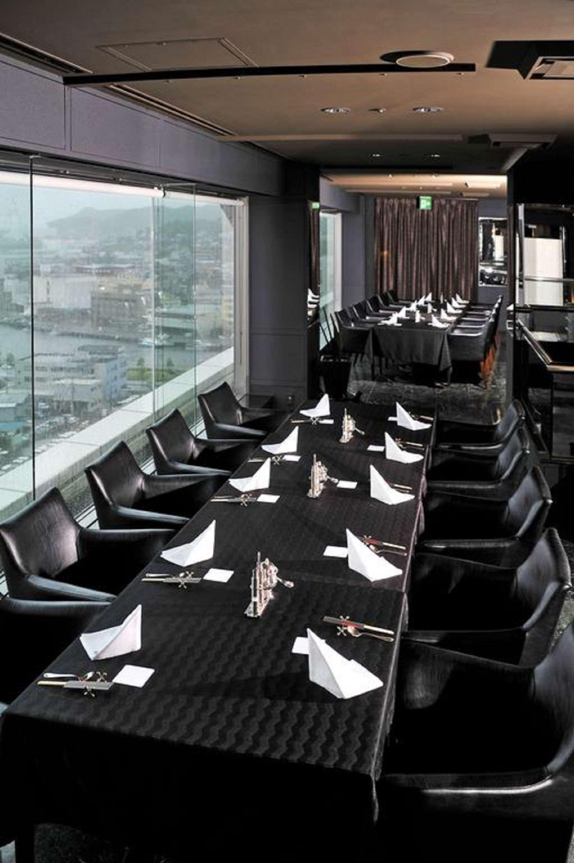 The Global View Nagasaki Exterior foto The interior of the restaurant