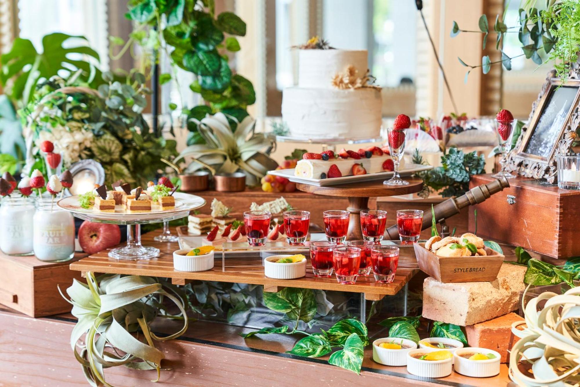 The Global View Nagasaki Exterior foto A dessert buffet